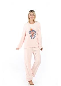 Monkey Pattern Ladies Pajamas Set